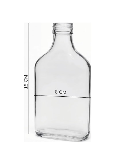 2'li Şeffaf Cam Yassı Yağdanlık - Sızdırmaz Geyik Tıpalı 200ml. Sirkelik Sosluk Çok Renkli
