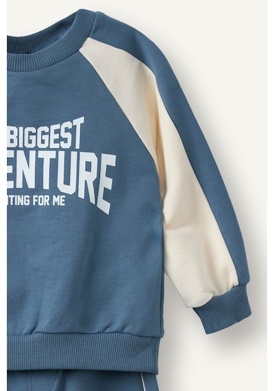 Defacto %100 Pamuk Baskılı Sweatshirt Üst Elastik Bel Alt 2li Takım Erkek Bebek I0274a526aube739 Mavi-be739 Defacto %100 Pamuk Baskılı Sweatshirt Üst Elastik Bel Alt 2li Takım Erkek Bebek I0274a526aube739 Mavi-be739