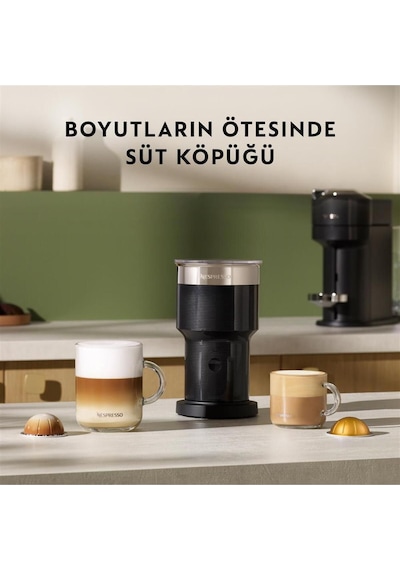 Aeroccino XL 500 W Süt Köpürtücü Siyah