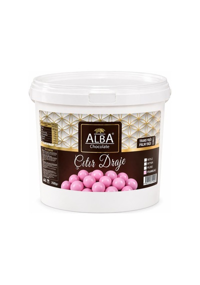Alba Frambuaz Çıtır Draje 2,5 Kg Pasta Ve Tatlı Süsleme Drajesi