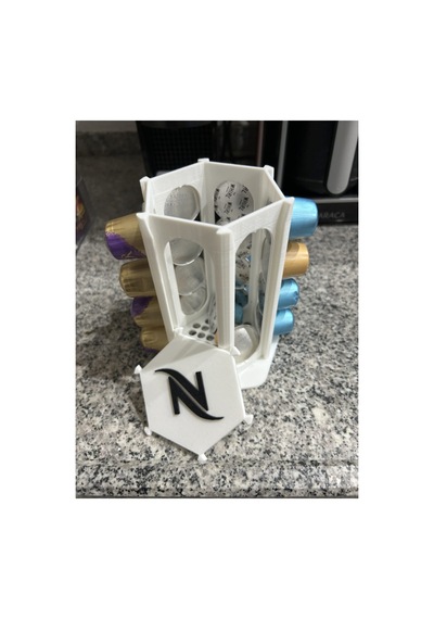Kapsül Kahve Standı Dekoratif Çok Amaçlı Beyaz Nespresso Uyumlu