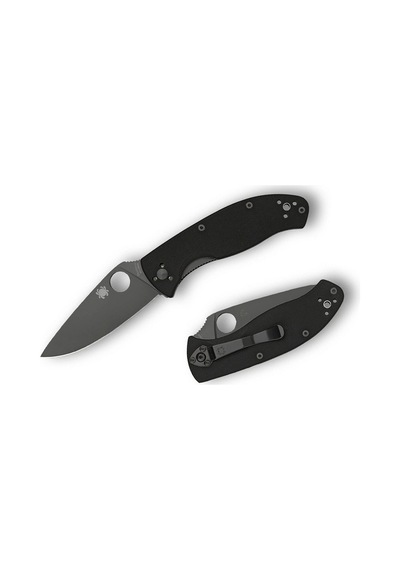 Spyderco Tenacious Black Plain Kamp Çakı Siyah 05833142