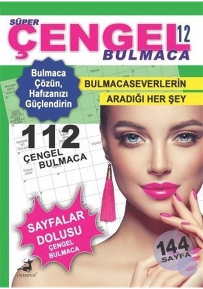 Süper Çengel Bulmaca - 12 - Ahmet Ayyıldız - Olimpos Yayınları