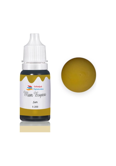 Mum Boyası Sıvı Pigment Boya 20 Ml Sarı - S200
