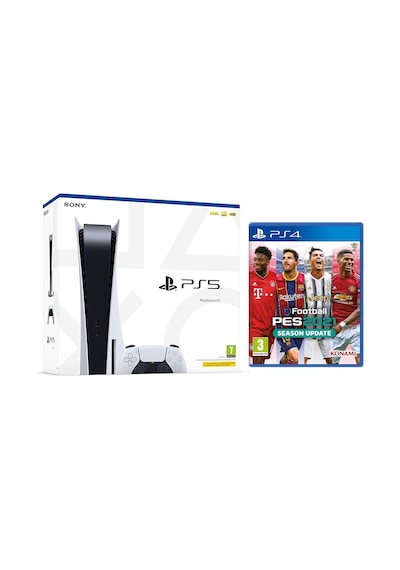 Sony Playstation 5 PS5 Oyun Konsolu + PS4 Pes 2021 Season Update (İthalatçı Garantili)