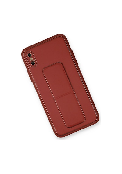 Hnrlıshp Newface Apple iPhone Uyumlu  Xs Max Kılıf Coco Deri Standlı Kapak - Fuşya