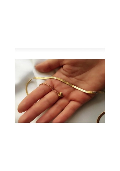 Çelik Yüksek Kalite İtalyan Zincir Kolye Sarı - 690042605 Sarı