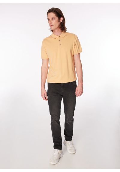 Fabrika Comfort Açık Turuncu Erkek Polo Yaka Regular Fit Kazak Fc4sm-kzk 0896