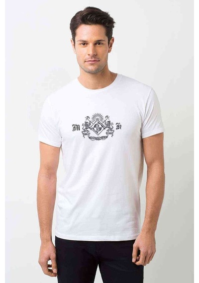 Machine Head Baskılı Beyaz Erkek Tshirt (528591309)