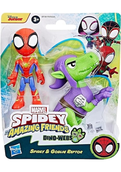 Spıdey Dıno Webs Spıdey And Goblın Raptor