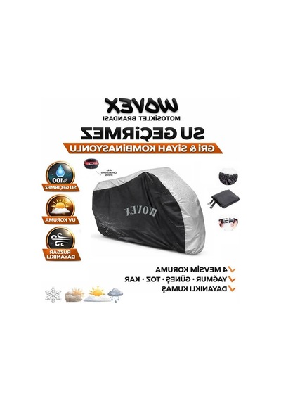 Motosiklet Brandası, Vespa Gts 300 Supertech İle Uyumlu Gri-siyah