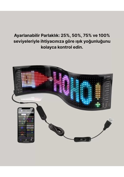 Northcity Şık Ve Fonksiyonel Rgb Led Panel Canlı Renk Yansımalı Işık Sistemi