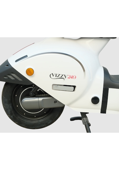 Arora Vızzy 249 Elektrikli Motosiklet 60v20ah Nfc Kartlı Motosiklet Beyaz
