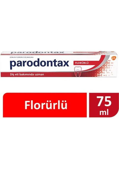2 Adet Parodontax Diş Macunu 75ml Florürlü