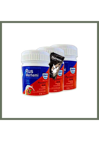 Bezos Playboy Blue Rus Merhemi 3'lü X 50 Ml Tüy Dökücü Krem + 1 Armağan Jel Bezos1