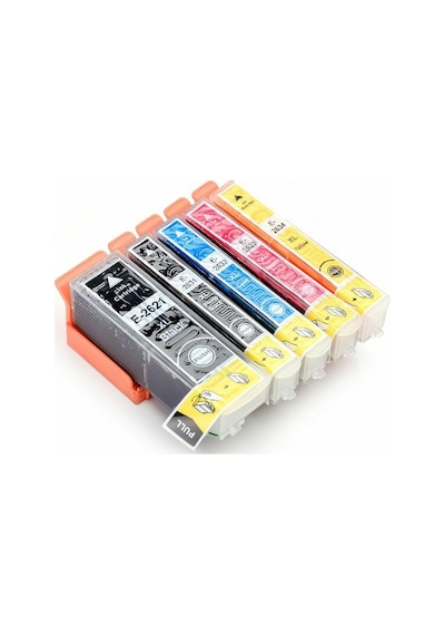 Epson Xp600 Xp605 Xp610 26Xl T2621 T2631 5 Li Uyumlu Set Kartu
