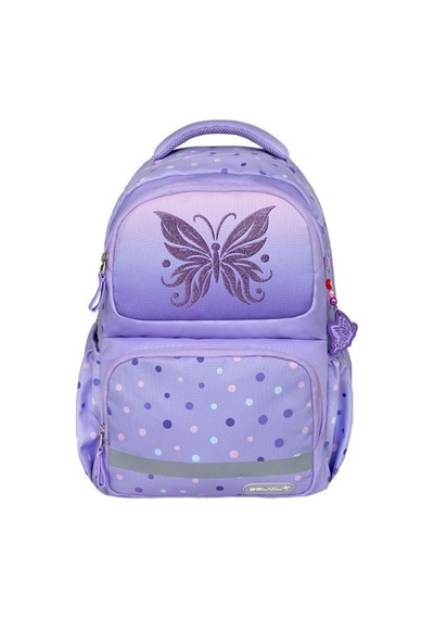 Belmil Purple Dots Ergonomik Okul Çantası 338-36 Açık Mor