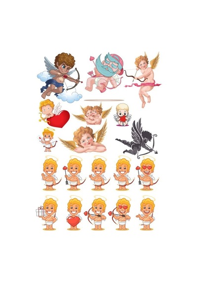 Eros Sticker Set-1 17 Parça Telefon, Tablet, Defter, Laptop Sticker