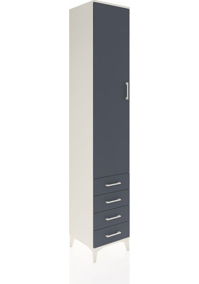 Hyperion Dolap 3 Raflı 4 Çekmeceli Tek Askılı 44x44x243 Aytaş... Aytaşı
