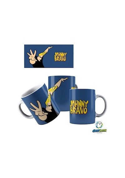 Johnny Bravo Kupa Bardak Tek Adet K0267 Çok Renkli