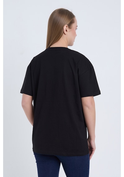 Velvoria Unisex Oversize Siyah Director T-shirt