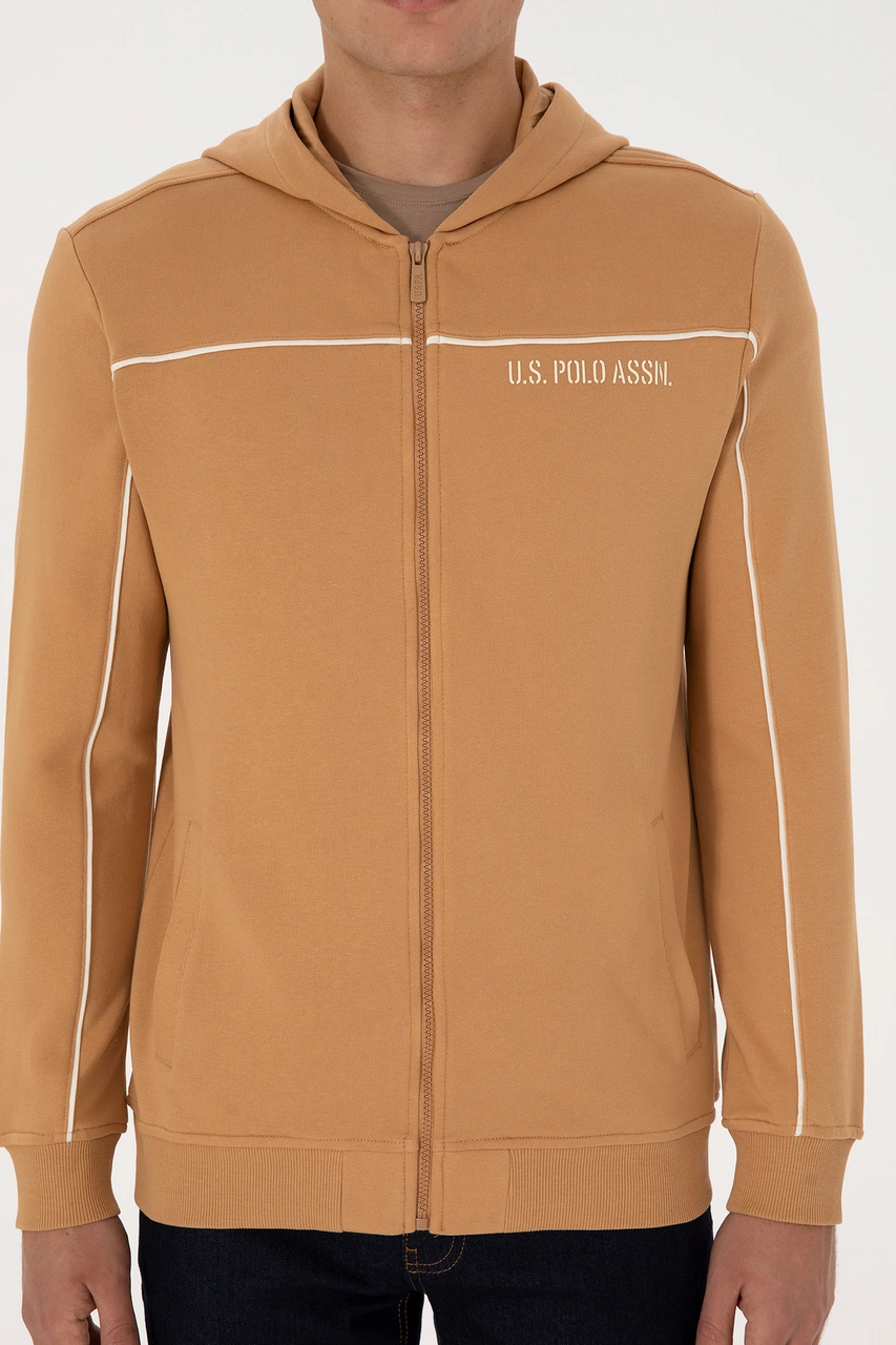 U.s. Polo Assn. Erkek Camel Hırka Örme 50315746-vr015 CAMEL