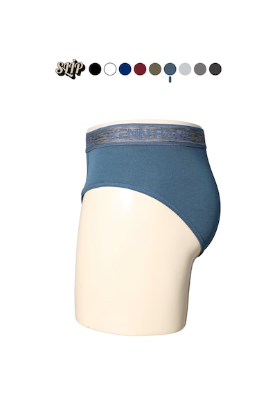 Kp Erkek Düz Pamuklu İndigo Boxer Slip Boxer İndigo