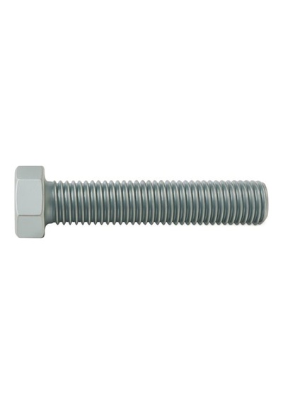 M12x50 Dın 933 8.8 Kalite Altı Köşe Başlı Tam Dişli Beyaz Galvanizli Cıvata 100 Adet