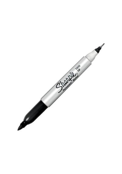 Sharpie Permanent Marker Twin Çift Uçlu Kalem Siyah