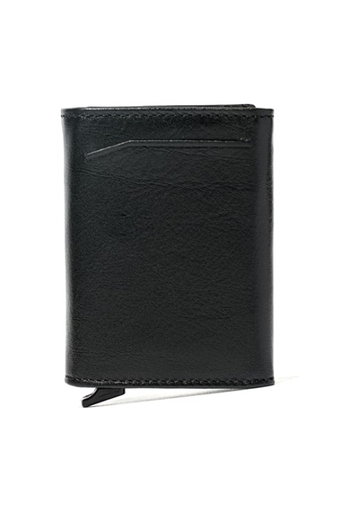 Siyah Cüzdan & Kartlık Unisex 752 Grande Deri Cüzdan Kartlık
