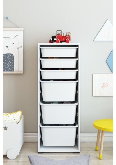 Kids 6 Sepetli Oyuncak Dolabı Oyuncak Box Oyuncak Saklama Kutusu Beyaz-beyaz Düz Kids 6 Sepetli Oyuncak Dolabı Oyuncak Box Oyuncak Saklama Kutusu Beyaz-beyaz Düz