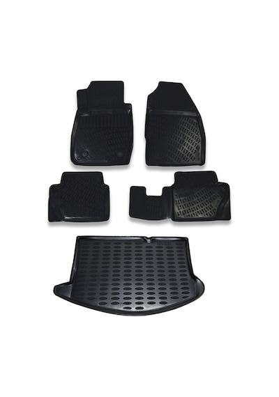 Ford Fiesta 2008-2013 Paspas Ve Bagaj Havuzu Seti Siyah