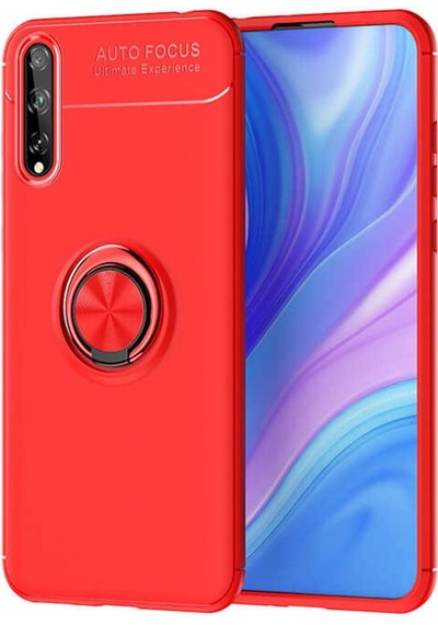 Huawei P Smart S (Y8P) Kılıf Yüzüklü Magnetli Ravel Case