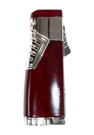 Parmida 3 Torch Pürmüz Kırmızı - Gümüş Puro Çakmağı - Tr9025
