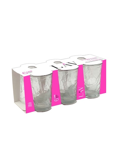 Lav Line Cam Su Bardağı 6'lı 205 ml