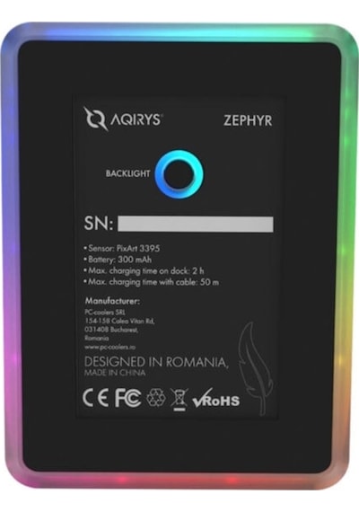 Zephyr Black Oled Ekran Kablosuz Simetrik Gaming Mouse Diğer