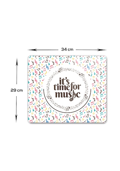 Cam Kesme Tahtası - Cam Kesme Tablası Music Time 29cm X 34cm