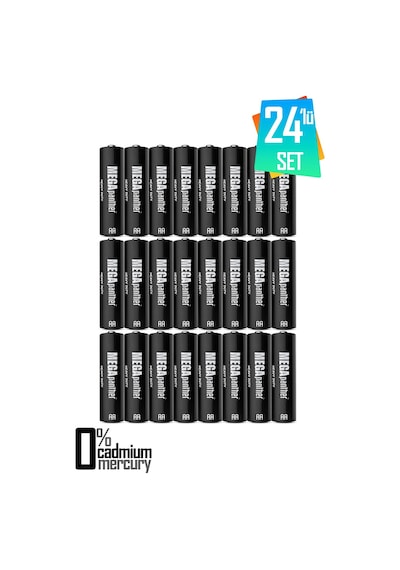 24lü Aa R6 Kalın Kalem Pil Saat Pili Zn-c 1.5v