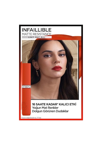 L'Oréal Paris Infaillible Matte Resistance Likit Mat Ruj 420 Le Rouge Paris