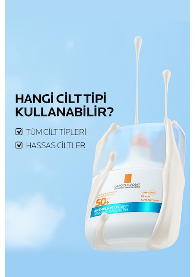 La Roche Posay Anthelios Uv Air Ultra Güçlü Güneş Koruyucu Serum Spf50+ 50 Ml