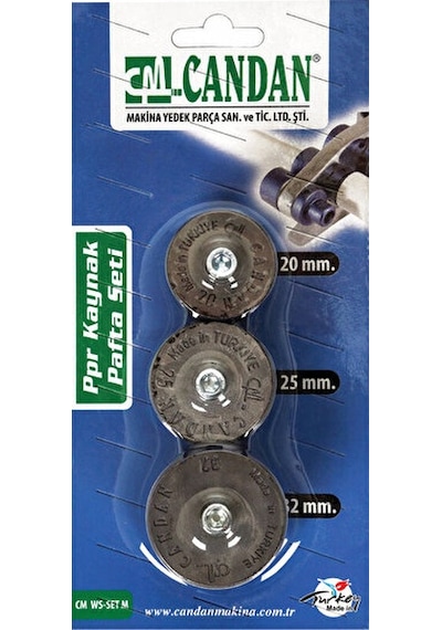 Candan CM WS-Set M PPR Kaynak Pafta Seti 20-25-32 MM (Mavi)