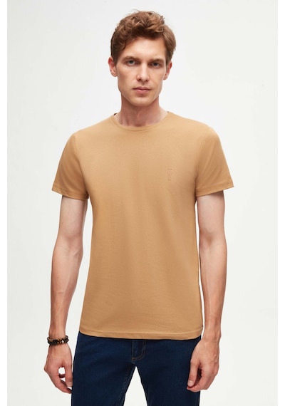 D's Damat Slim Fit Camel Düz D's Damat Logo Baskılı Strech Pamuklu T-shirt 2ec148551753m Camel D's Damat Slim Fit Camel Düz D's Damat Logo Baskılı Strech Pamuklu T-shirt 2ec148551753m Camel
