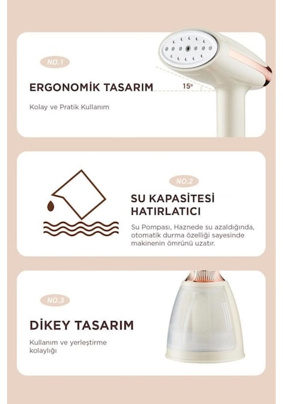 Torima KY-003 1500 W Buharlı Düzleştirici