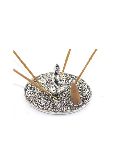Metal Yuvarlak Budalı Tütsülük Tütsülük Buhurdanlık 10.5 Cm