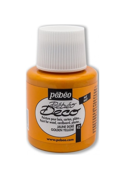 Pebeo Deco 110 Ml Ahşap Boyası 42 Golden Yellow
