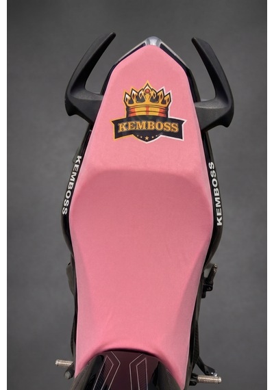 Pembe Universal Motor Sele Kılıfı Kadın Scooter Sele Koruyucu %100 Polyester Yıkanabilir Koltuk Kılıfı