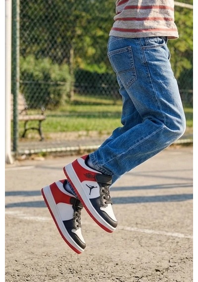 In Step Pedira Erkek Çocuk Siyah Beyaz Kırmızı Basketbol Tarzı Bağcıklı Spor Ayakkabı Beyaz-siyah-kırmızı In Step Pedira Erkek Çocuk Siyah Beyaz Kırmızı Basketbol Tarzı Bağcıklı Spor Ayakkabı Beyaz-siyah-kırmızı