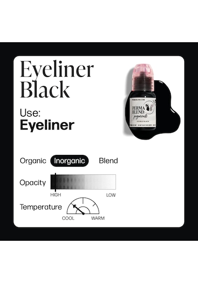 Perma Blend Eyeliner Black Soğuk Alt Tonlu Siyah Eyeliner Pigmenti 15ml Diğer