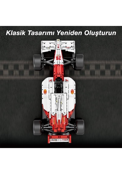 Reobrix Technic 11039 1/8 Mclaren Formula 1 Araba Yaratıcı Yapı Blok Seti Building Blocks -2800parça