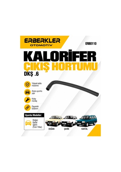 Kalorıfer Cıkıs Hortumu Dks 1,6 - Erb712